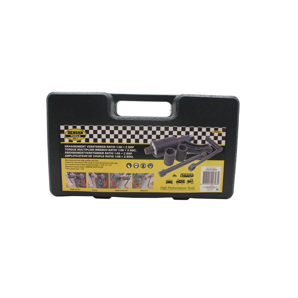Benson Tools Draaimoment versterker ratio 1:56 + 2 dop