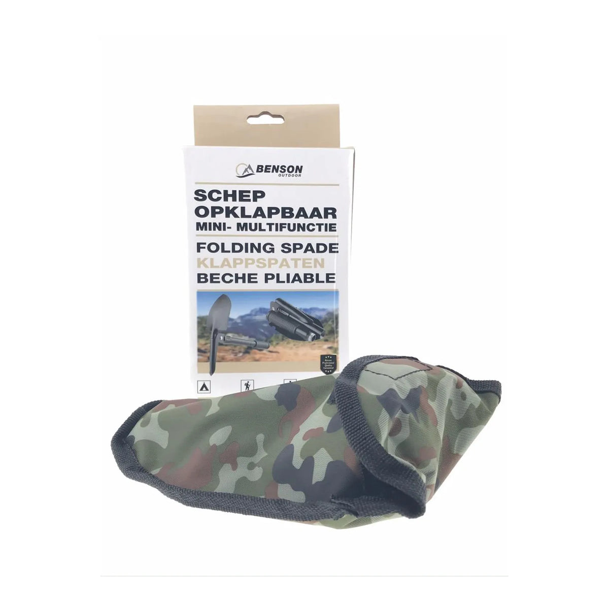 Benson Outdoor Schep opklapbaar mini multifunctioneel