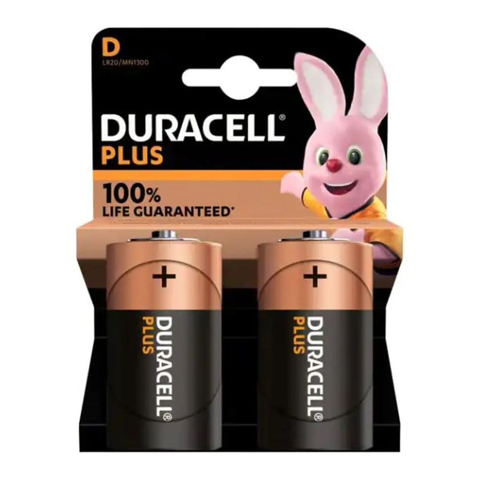 Duracell plus D (LR20/MN1300) duralock 2 dlg