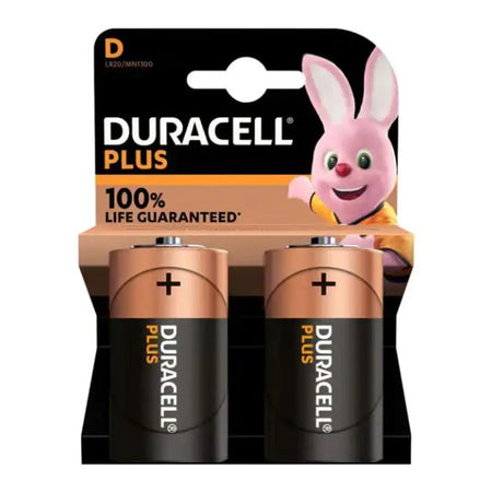 Duracell plus D (LR20/MN1300) duralock 2 dlg
