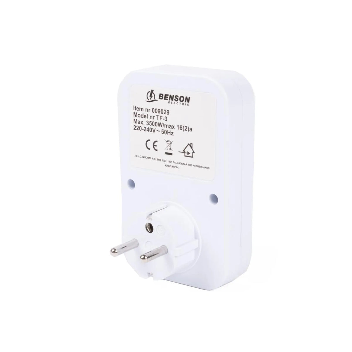 Benson Electric Tijdklok E type 24 uurs