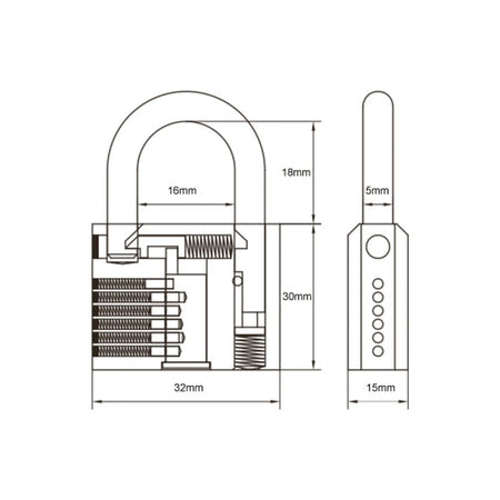 Stahlex Hangslot 32 mm