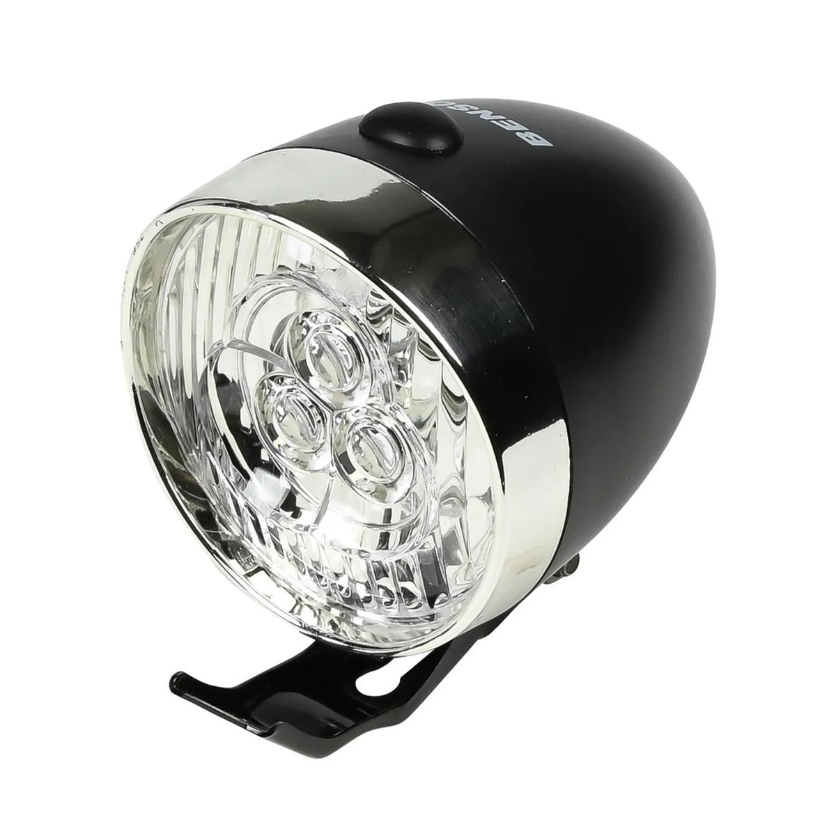 Benson Bike Parts Fietskoplamp 3 LED zwart