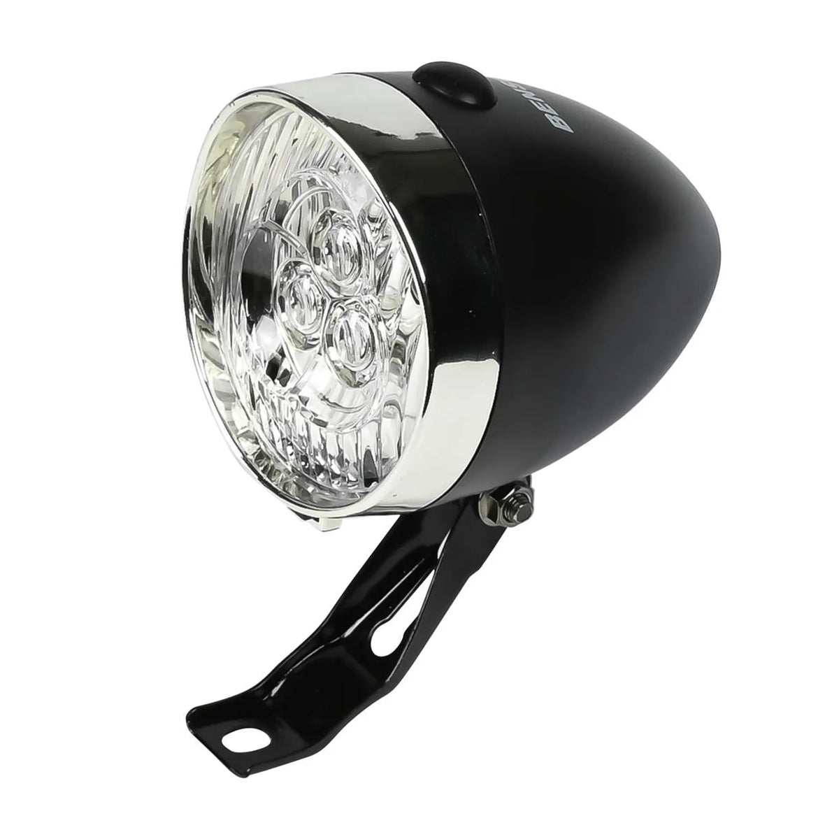 Benson Bike Parts Fietskoplamp 3 LED zwart