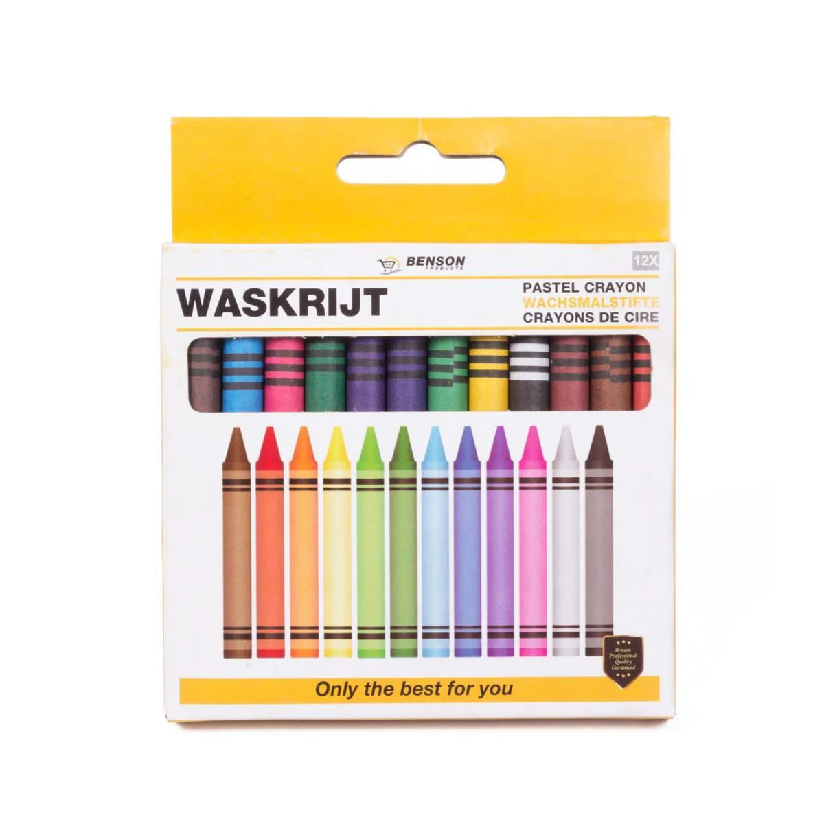 Benson Products Waskrijt 12-delig ø8 mm