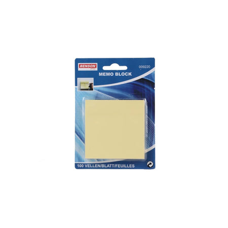 Benson Products Memo block 100 vel