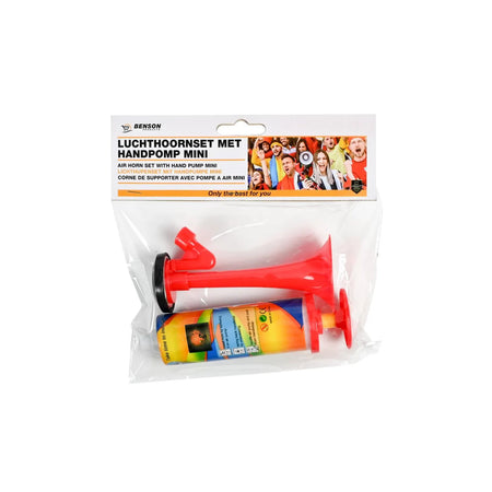 Benson Products Luchthoornset + handpomp mini
