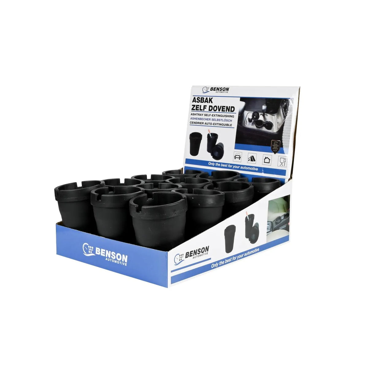 Benson Automotive Asbak zelfdovend mix display