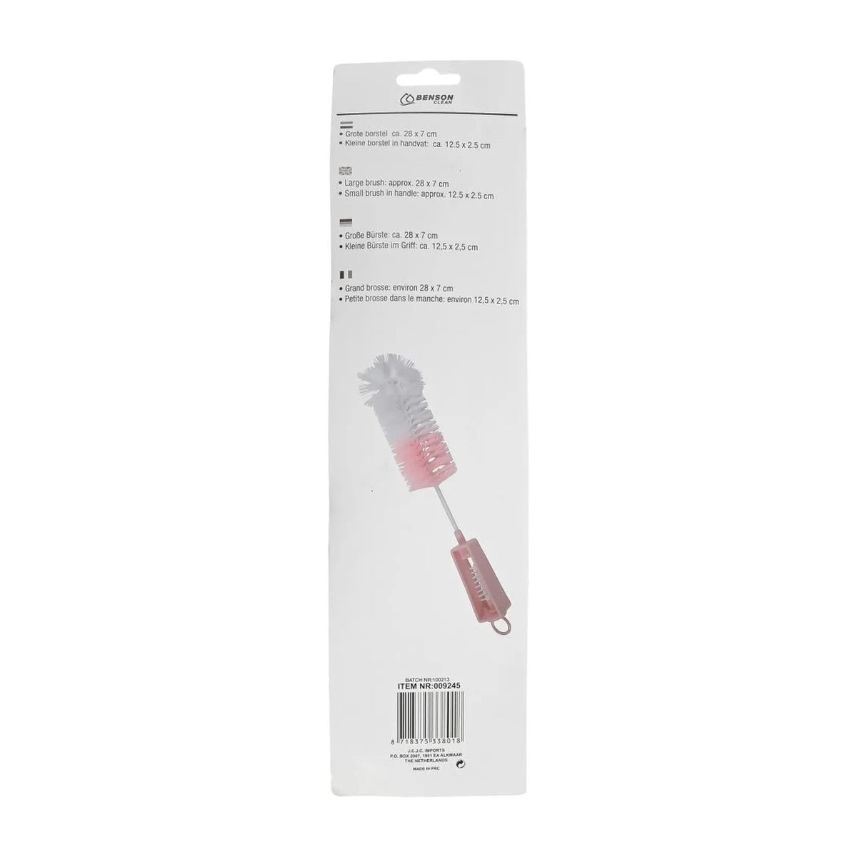 Benson Clean Flessenborstel set 2 dlg mix