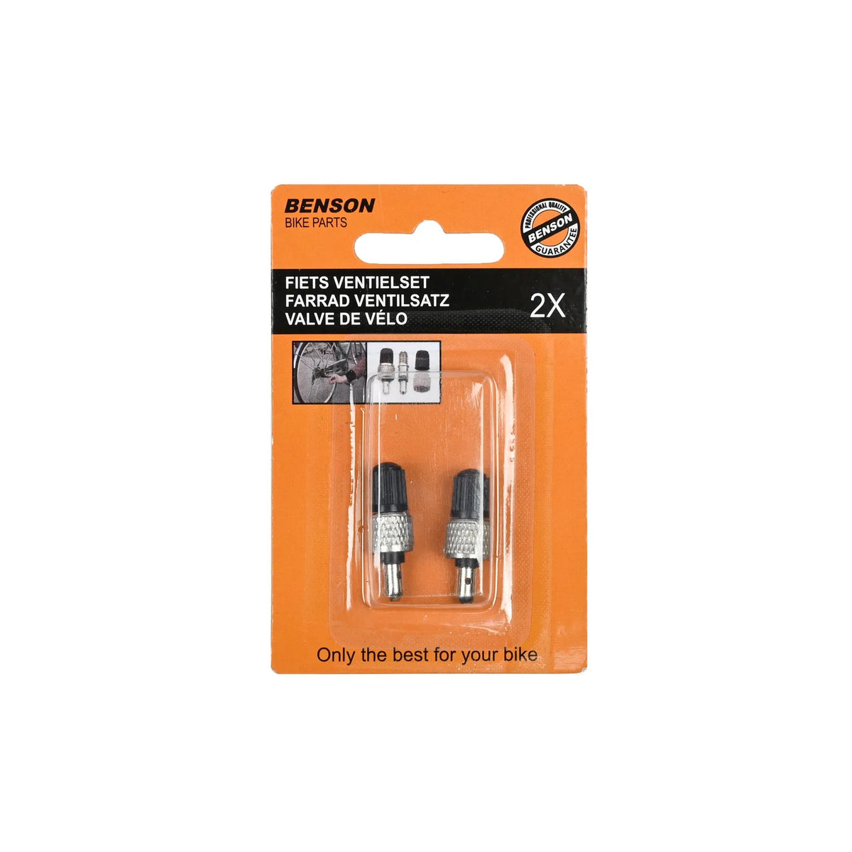 Benson Bike Parts Fiets ventielset 2 dlg