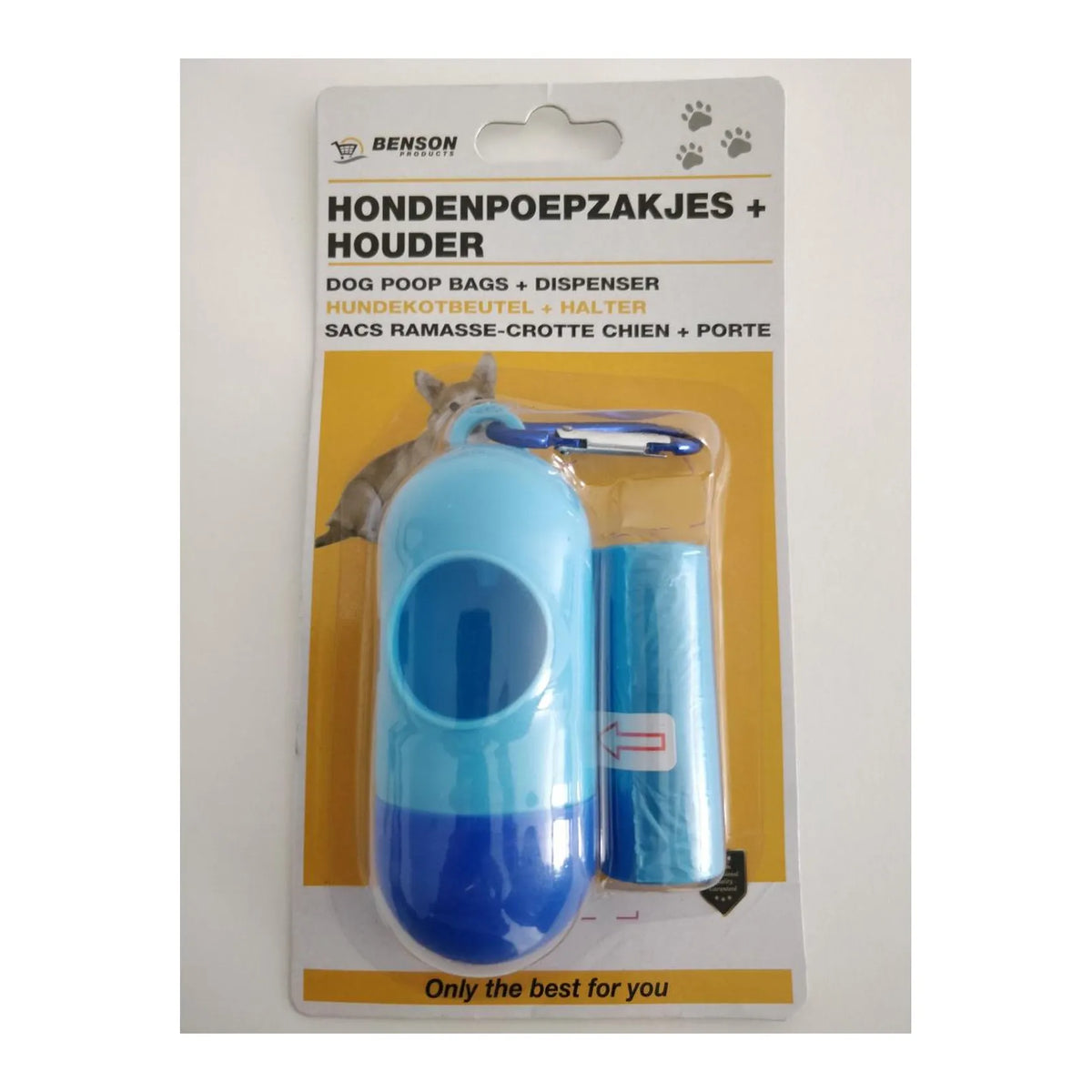 Benson Hondenpoepzakjes + houder mix