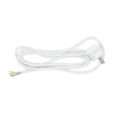 Benson Electric Aansluitsnoer + ra stekker 1.8 mtr wit