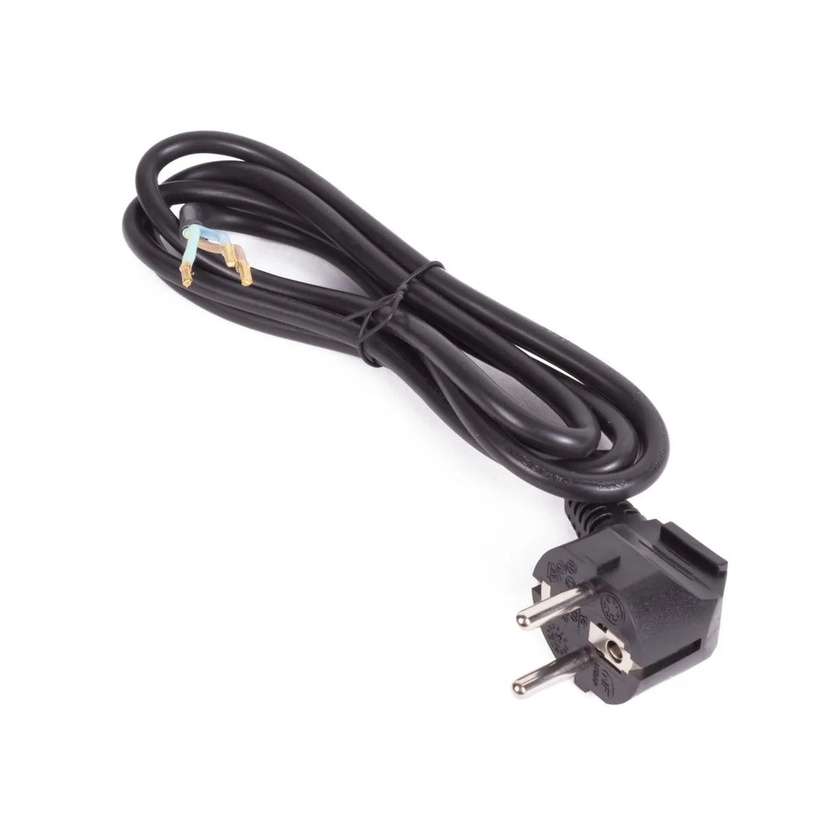 Benson Electric Aansluitsnoer + ra stekker 1.8 mtr zwart