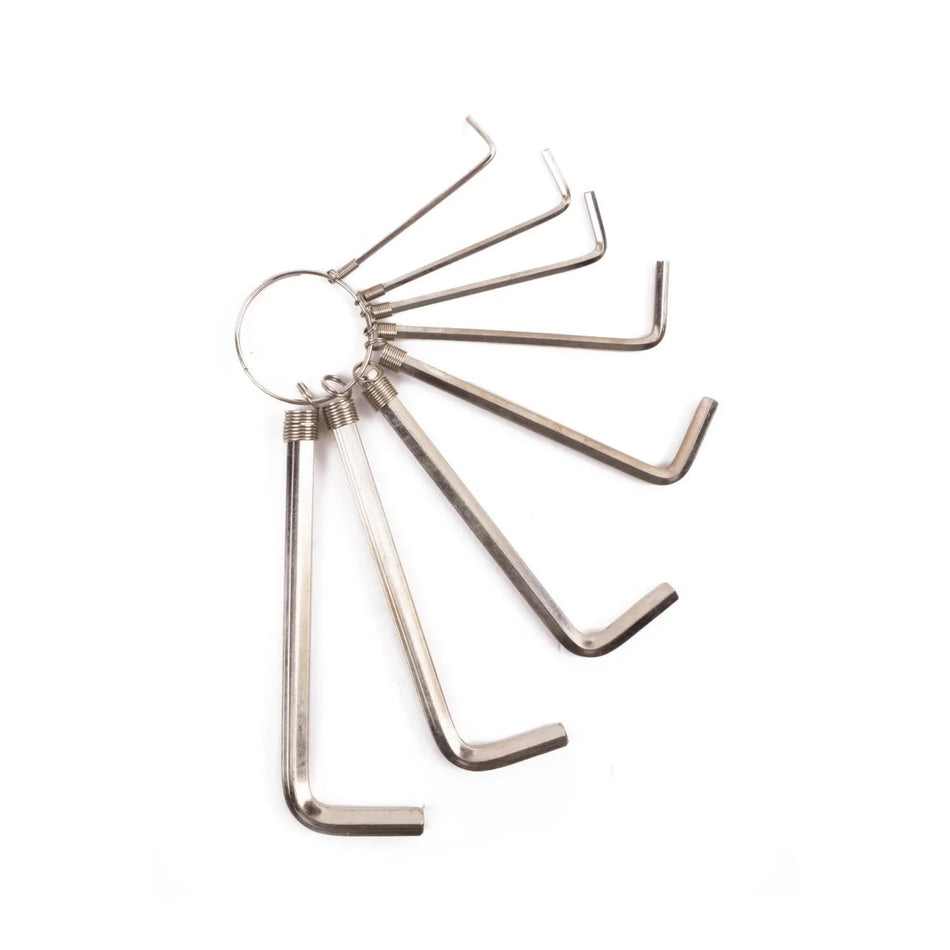 Benson Tools Inbus sleutelset 8 dlg aan ring 1.5-6.0 mm