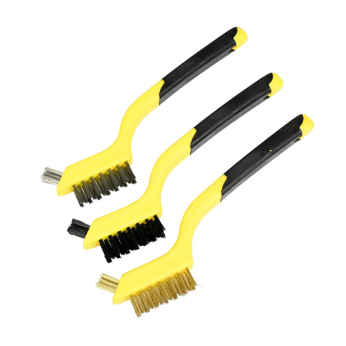 Benson Tools Borstelset 3 dlg nylon, rvs, messing