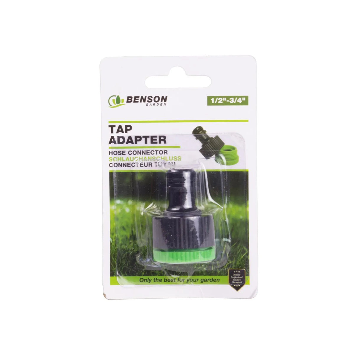 Benson Garden Tap adapter 1/2"- 3/4" actie