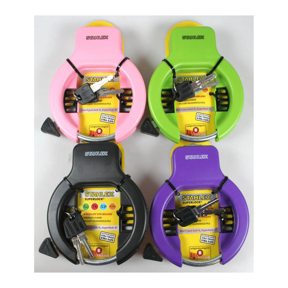 Stahlex Ringslot Urbanlock deluxe mix (50 procent zwart)