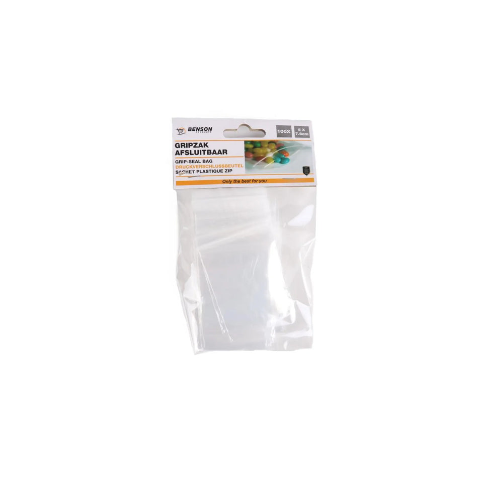 Benson Gripzak afsluitbaar 100 dlg 5 x 7.6 cm