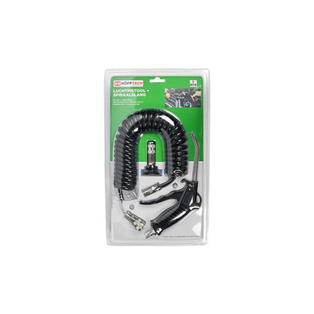 Benson Tools Luchtpistool + spiraalslang 5 mtr