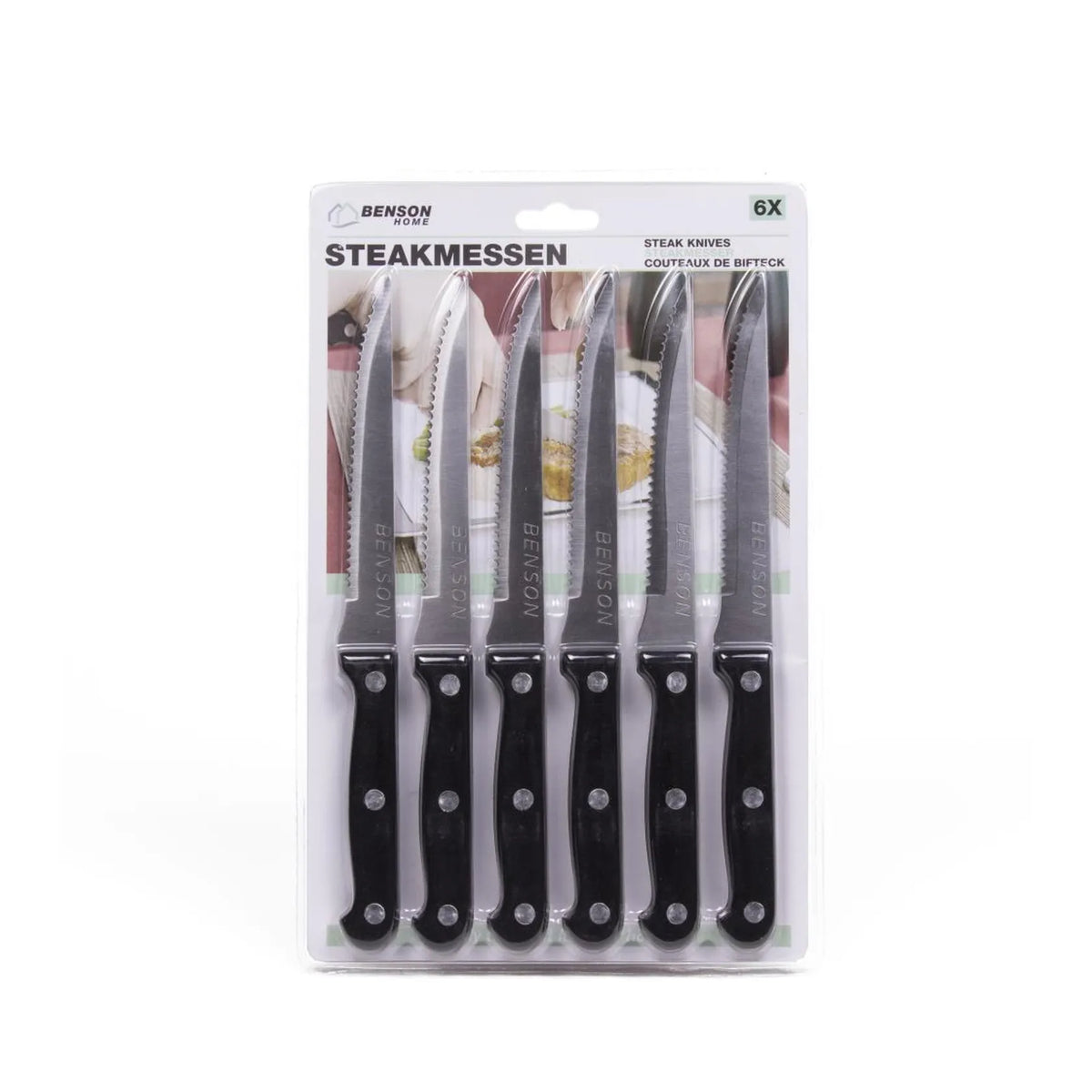 Benson Steakmessen set 6 dlg