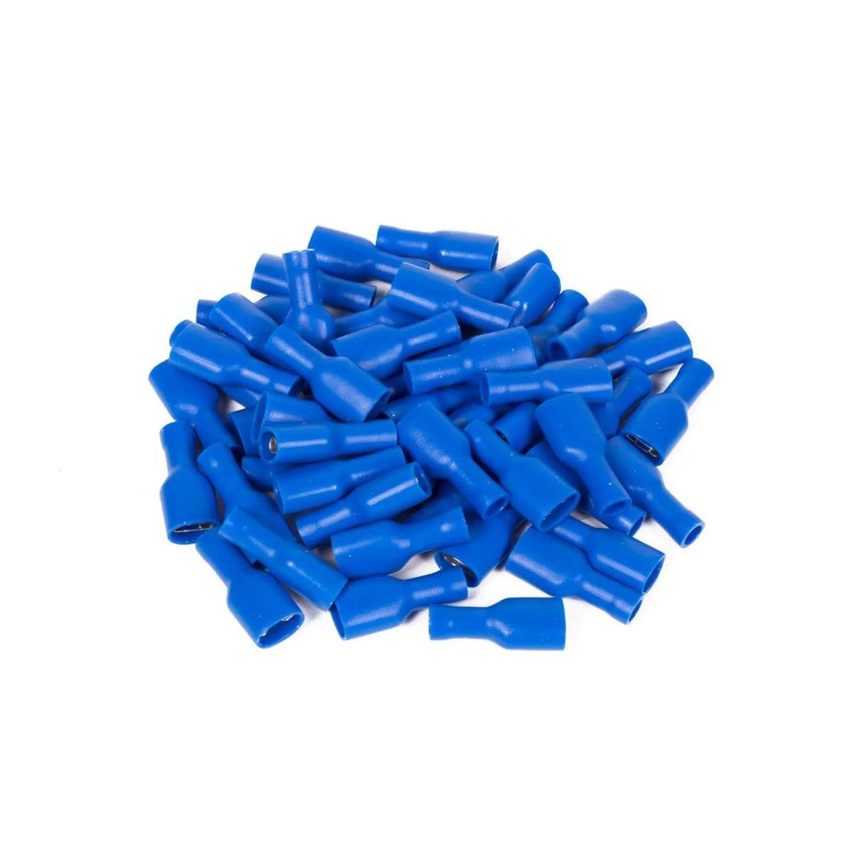 Benson Automotive Kabelschoen 50 dlg vrouw plat iso 2.5=>6.3 blauw