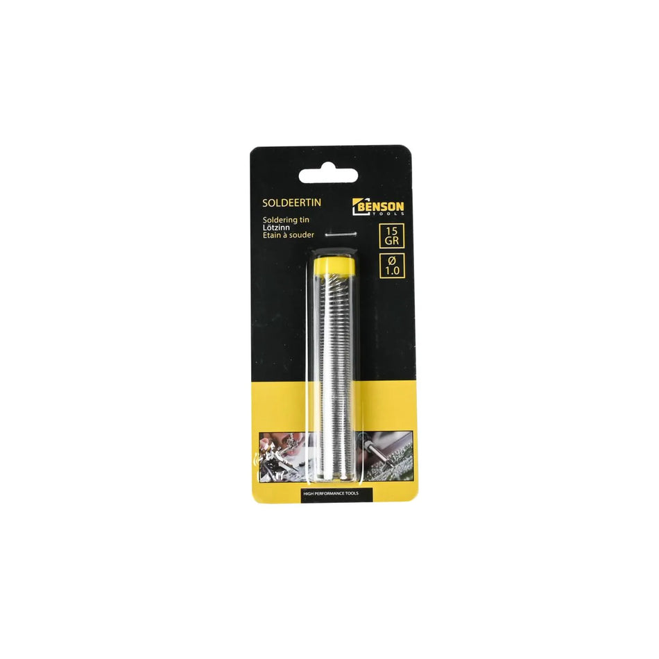 Benson Tools Soldeertin 15 gr ø1 mm