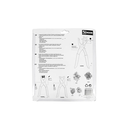 Benson Tools Gatentangenset 3 dlg + accessoires