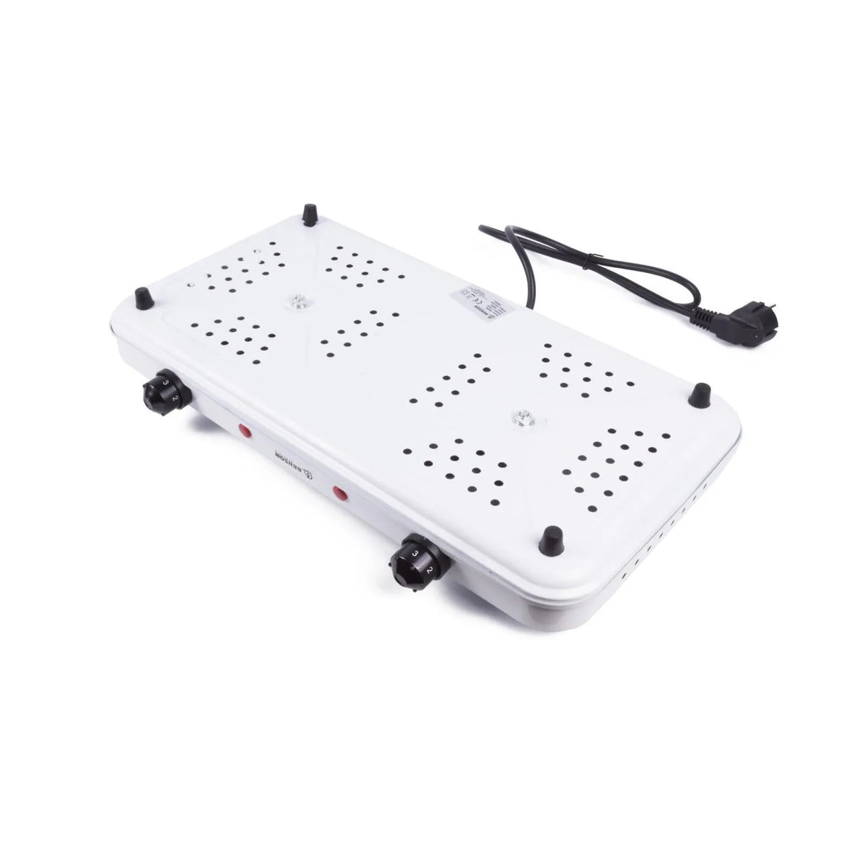 Benson Electric Kookplaat wit dubbel 1000/1500W