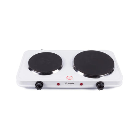 Benson Electric Kookplaat wit dubbel 1000/1500W