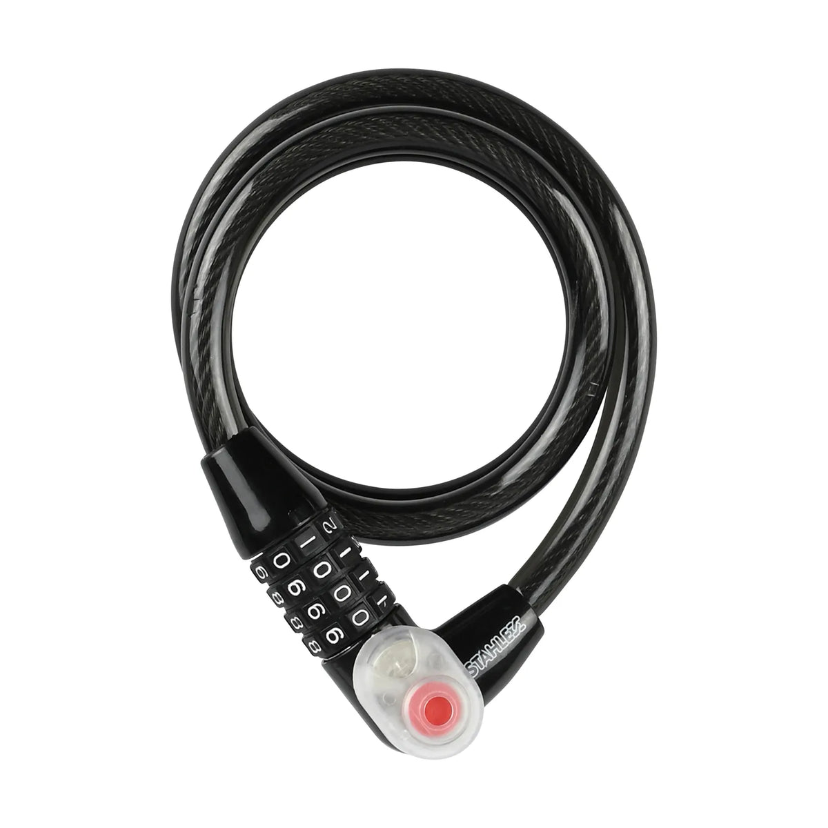 Stahlex Kabel cijferslot + LED Armor 12 x 1000 mm