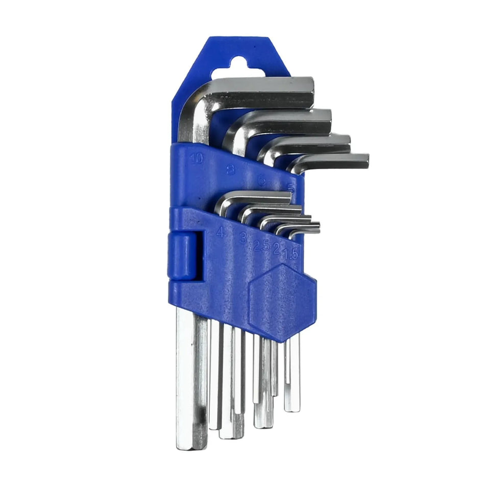 Benson Tools Inbus sleutelset kort 9 dlg profi