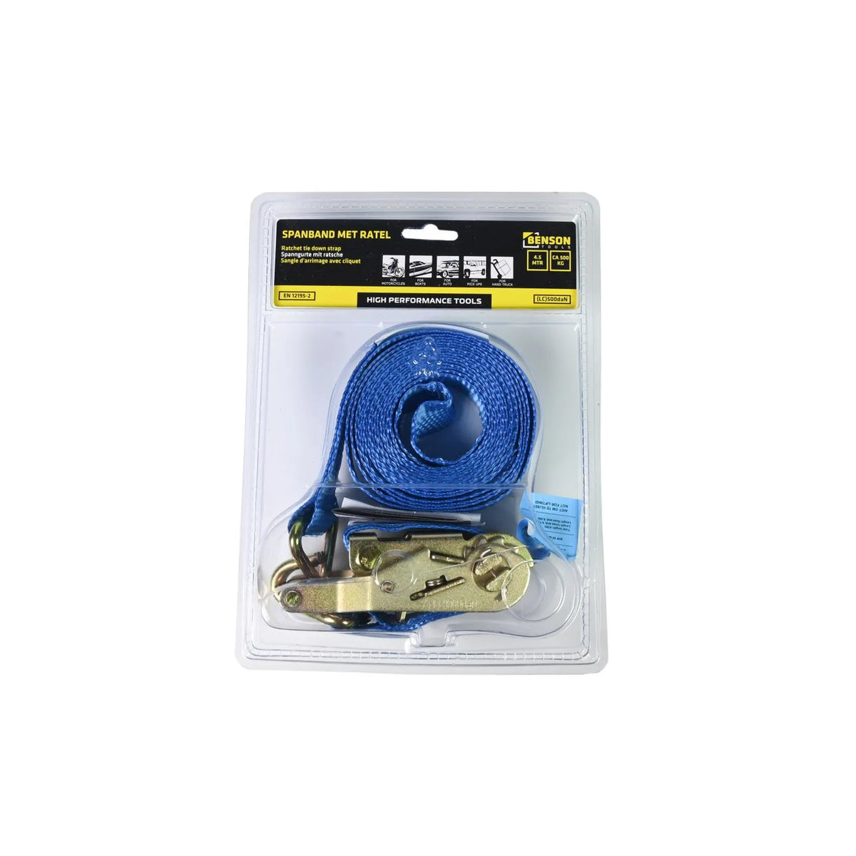 Benson Tools Spanband 4.5 mtr 500 kg EN-norm