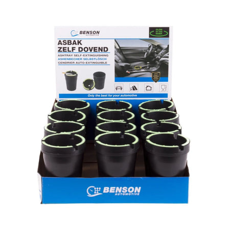 Benson Automotive Asbak zelfdovend glow in dark display