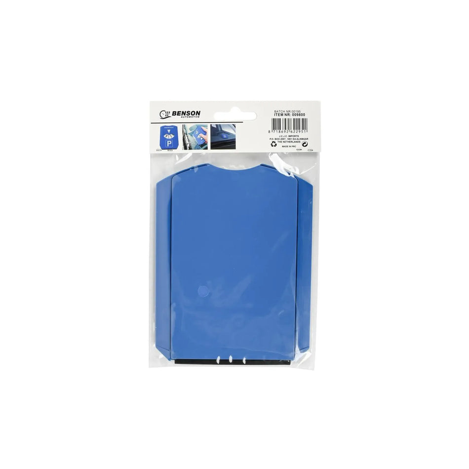 Benson Automotive Parkeerschijf + ijskrabber 15.5 x 12 cm