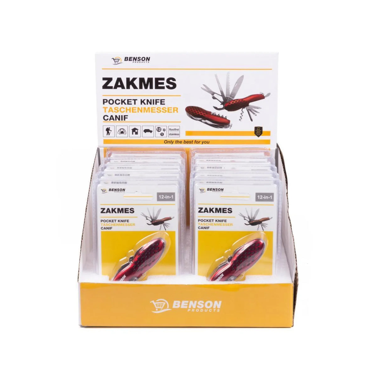 Benson Outdoor Swiss Zakmes display