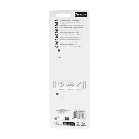 Benson Tools Waterpas torpedo 23 cm magnetisch