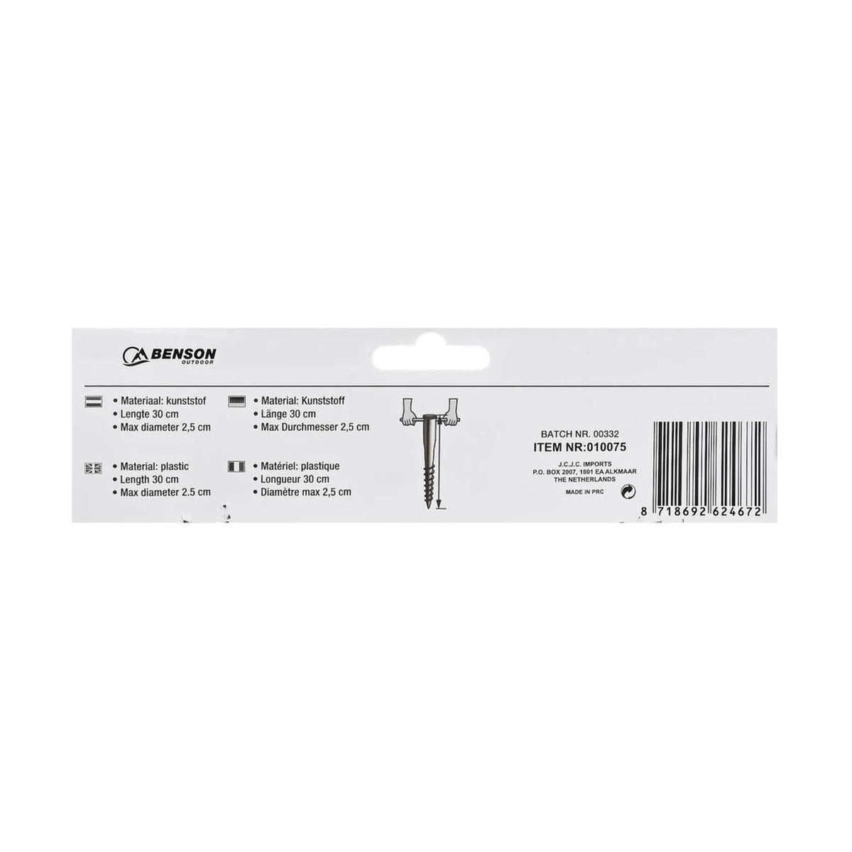 Benson Outdoor Parasol houder mix
