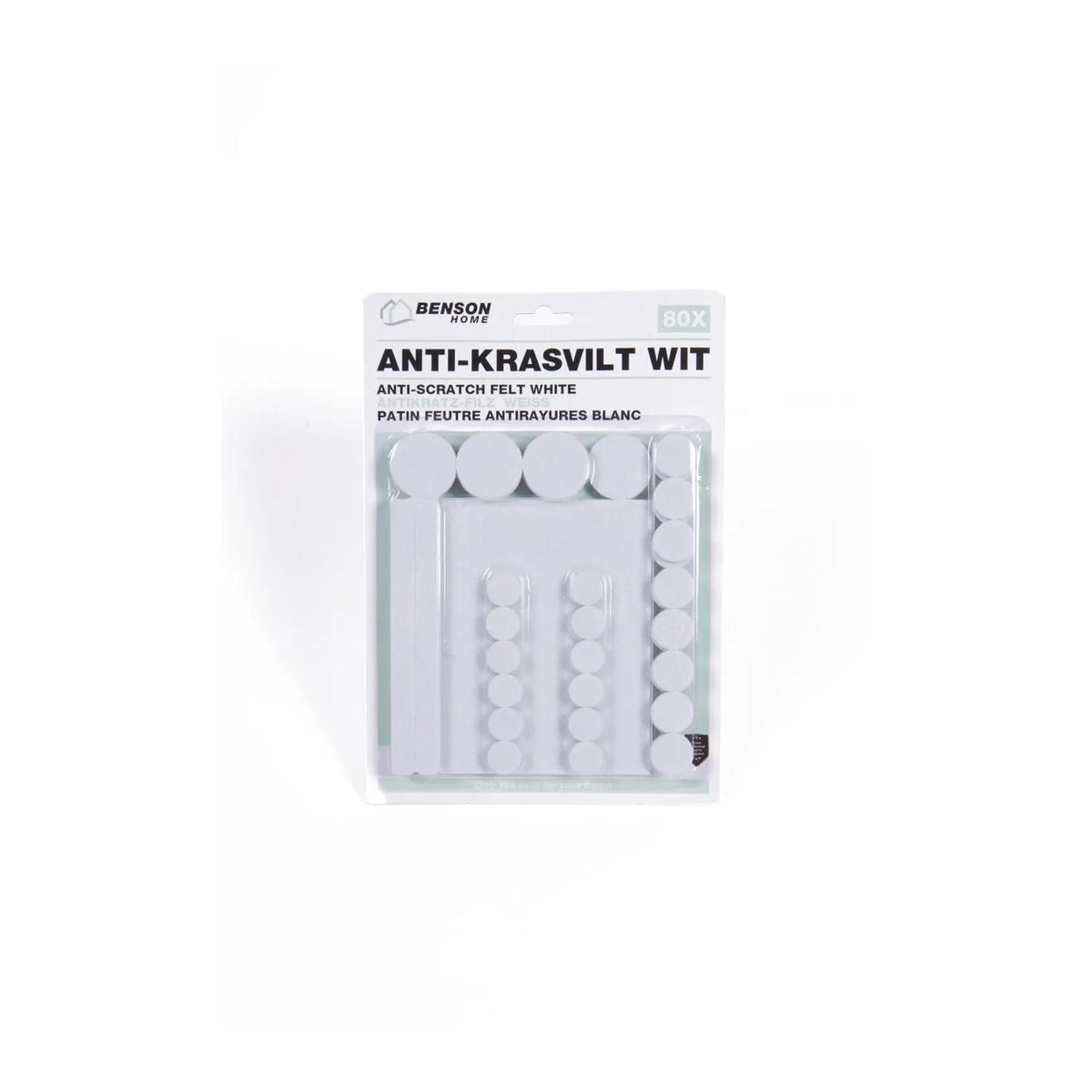 Benson Antikrasvilt set 80 dlg wit