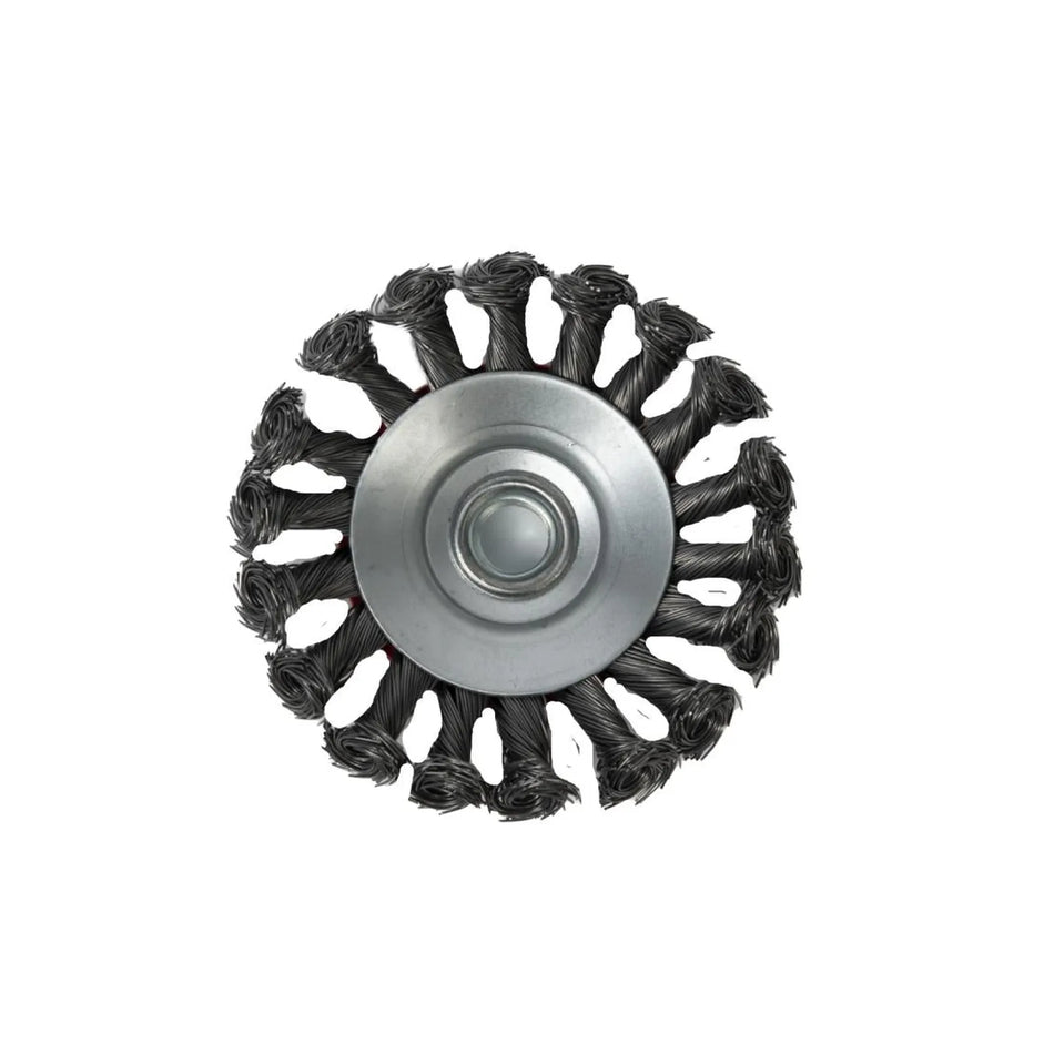 Benson Tools Staalborstel voor haakseslijper getordeerd konisch 100 mm