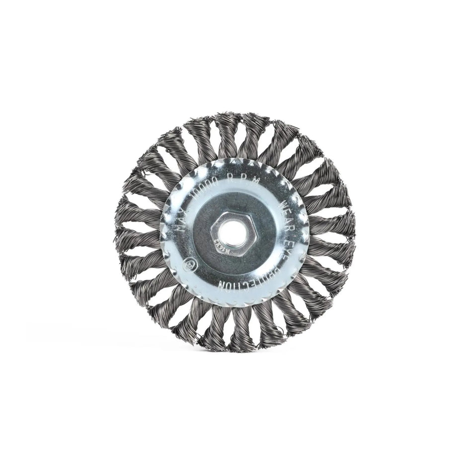Benson Tools Staalborstelschijf voor haakseslijper getordeerd 125 mm