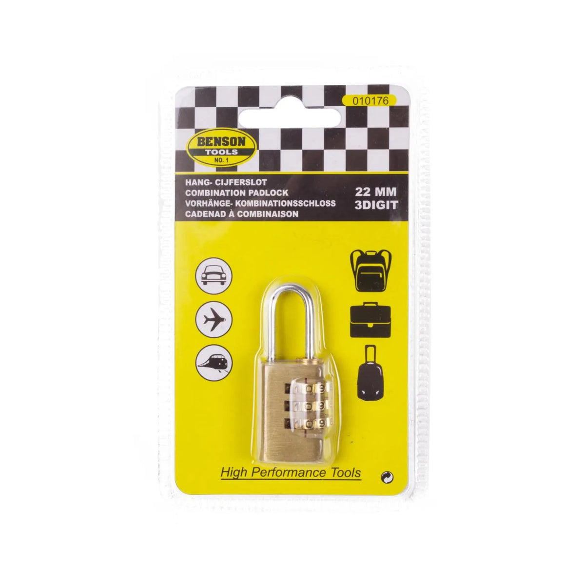 Stahlex Hang- cijferslot 22 mm