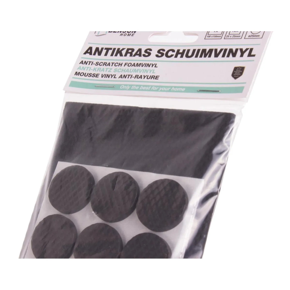 Benson Antikras set schuimvinyl eva 25 dlg zwart