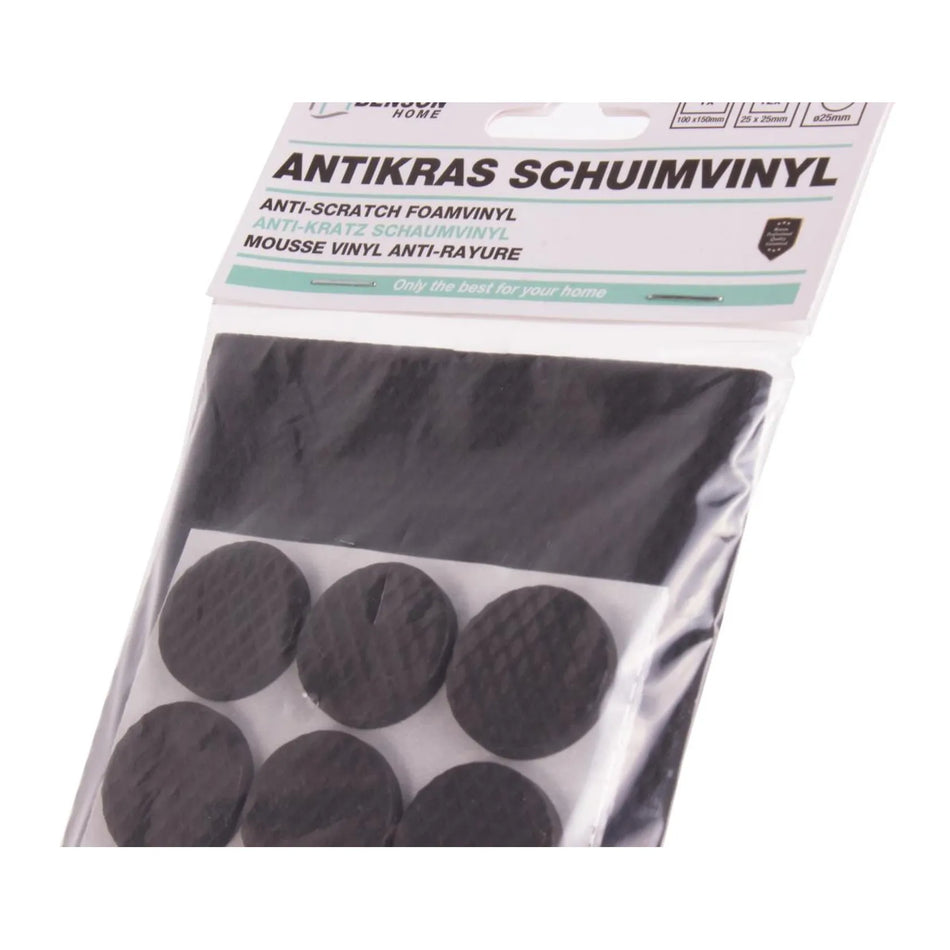 Benson Antikras set schuimvinyl eva 25 dlg zwart