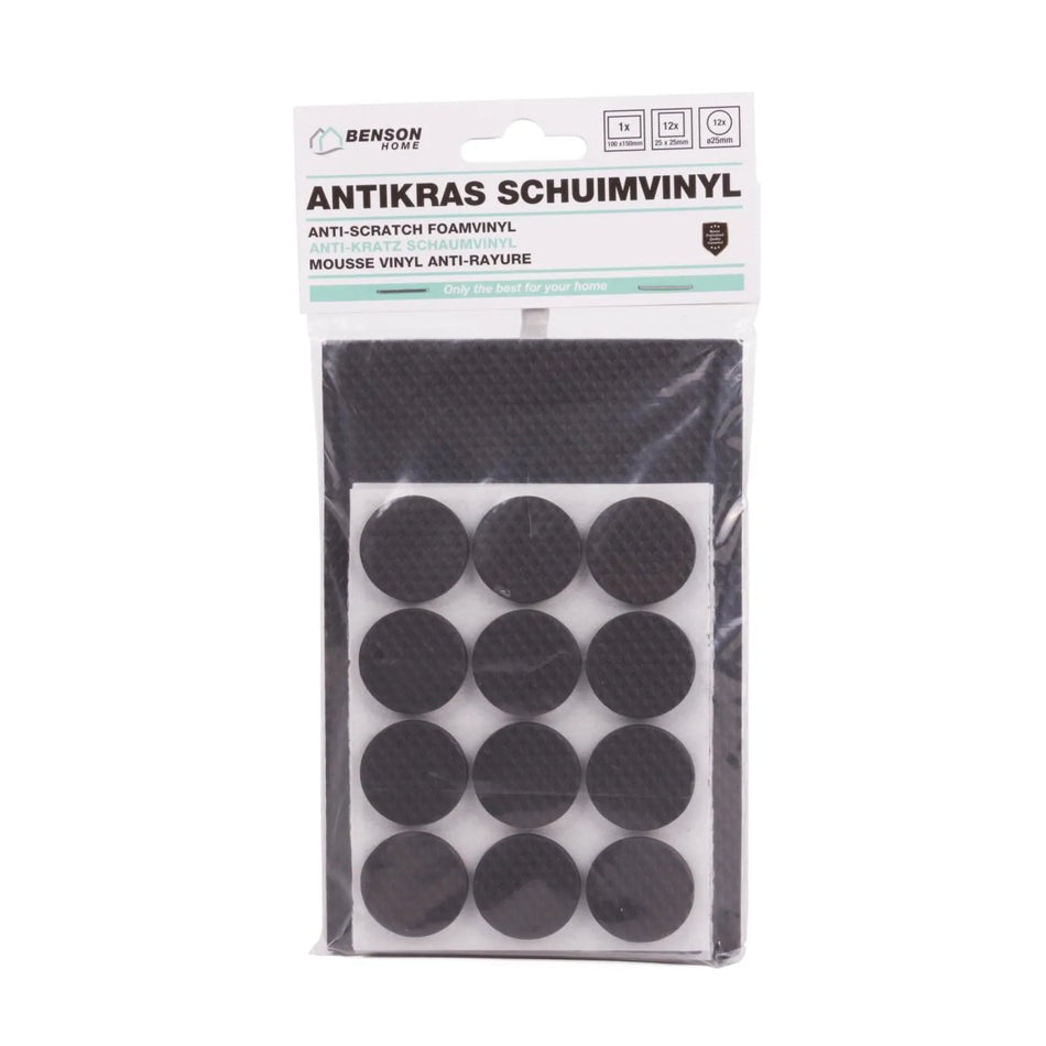 Benson Antikras set schuimvinyl eva 25 dlg zwart