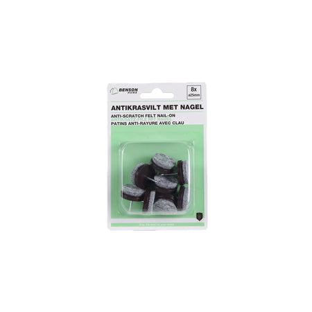 Benson Antikrasvilt met nagel 8 dlg 24 mm