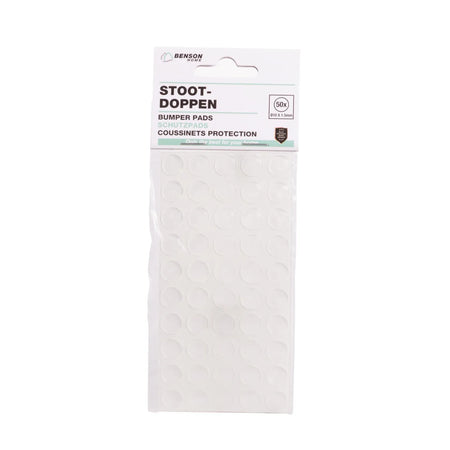 Benson Stootdoppen 50 dlg transparant ø10 x 1.5 mm