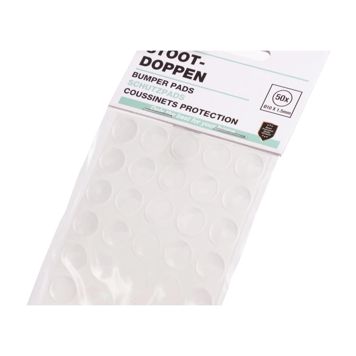 Benson Stootdoppen 50 dlg transparant ø10 x 1.5 mm