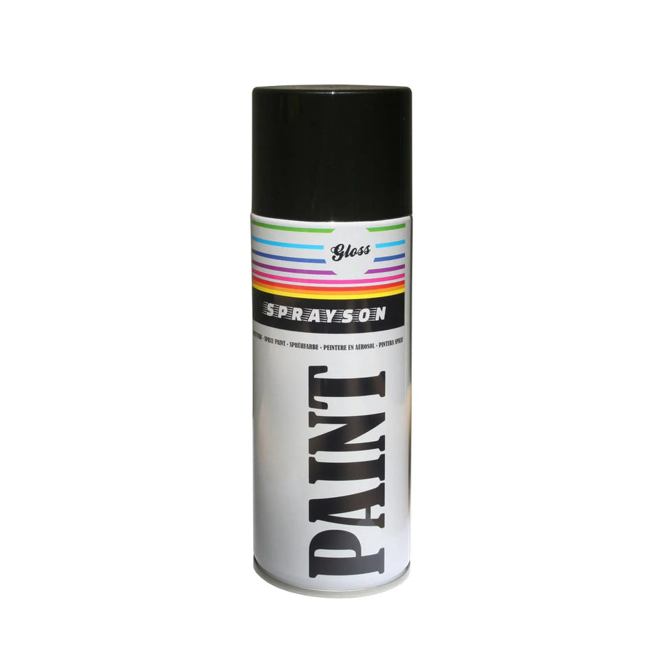 Sprayson Verf spuitbus 400 ml RAL9005 HG zwart