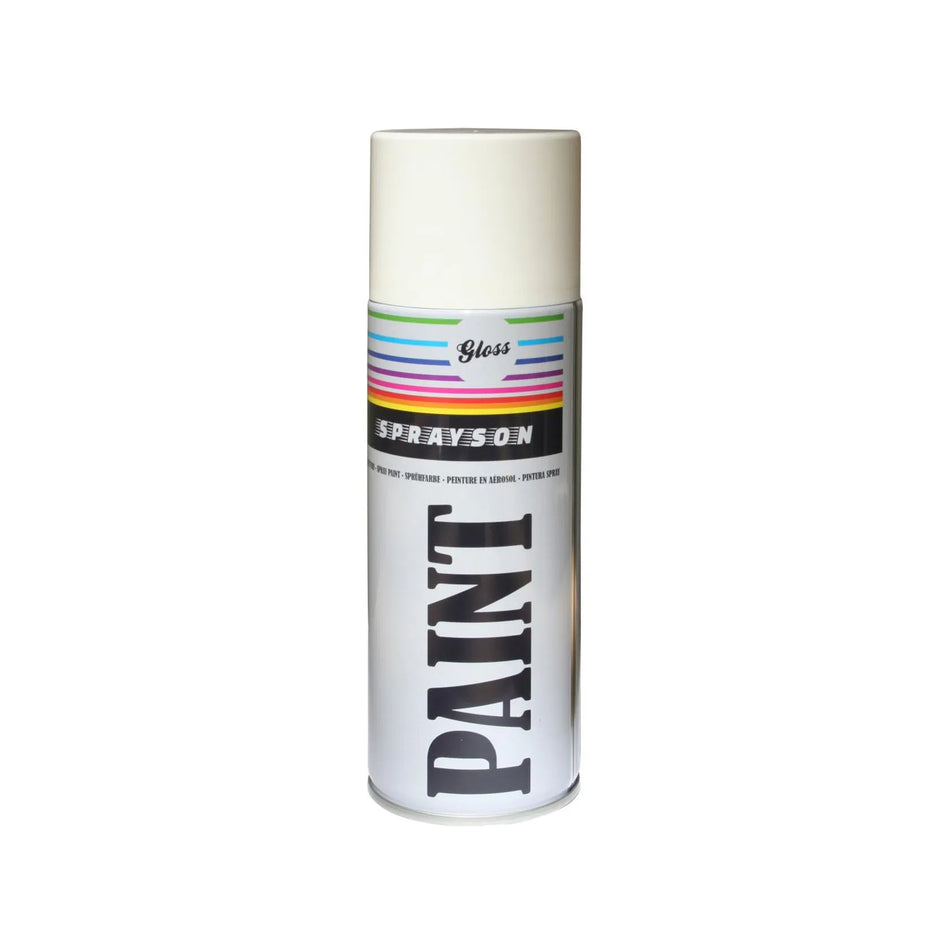 Sprayson Verf spuitbus 400 ml RAL9010 HG wit