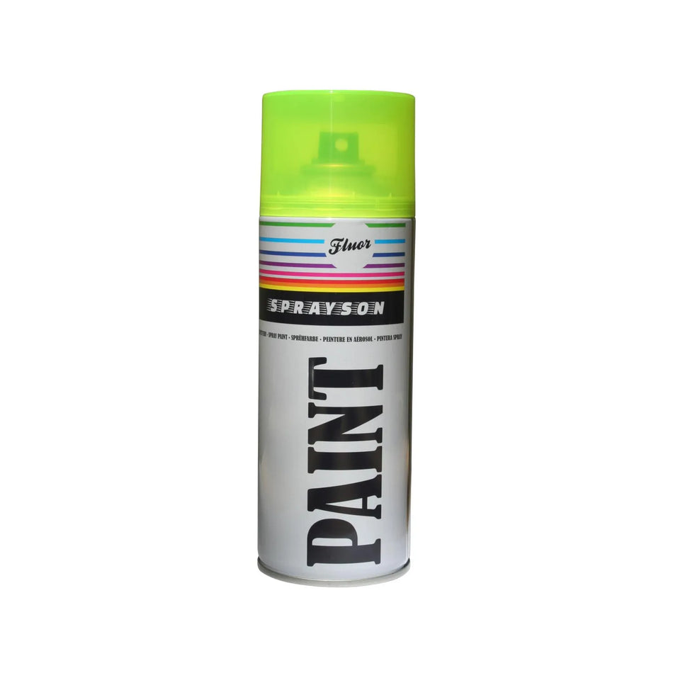 Sprayson Verf spuitbus 400 ml fluor geel